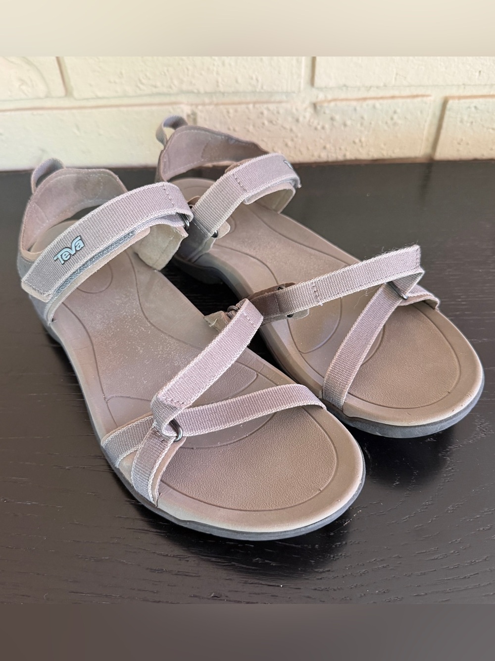 Teva Verra Sandals Size 9.5 Active Sports Hiking Trail Water Strappy Adjustable